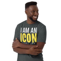 Camiseta ICON amarillo de manga corta unisex