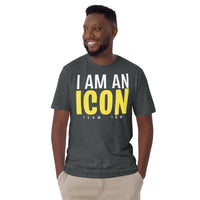 Camiseta ICON amarillo de manga corta unisex
