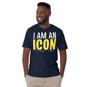 Camiseta ICON amarillo de manga corta unisex