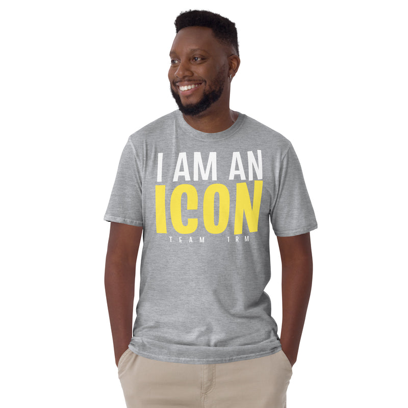 Camiseta ICON amarillo de manga corta unisex