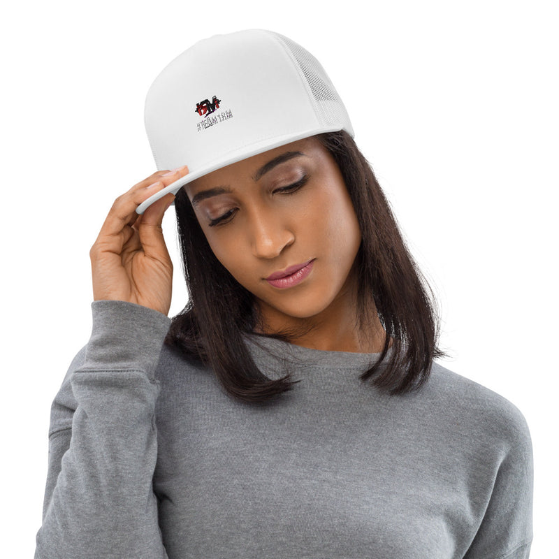 Gorra tipo trucker plana M