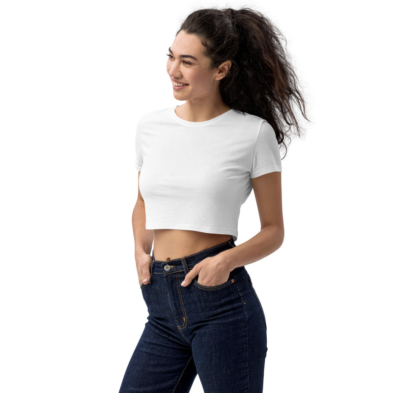 Crop top orgánico 1RMsport blanco