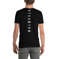Camiseta de manga corta unisex vertical back