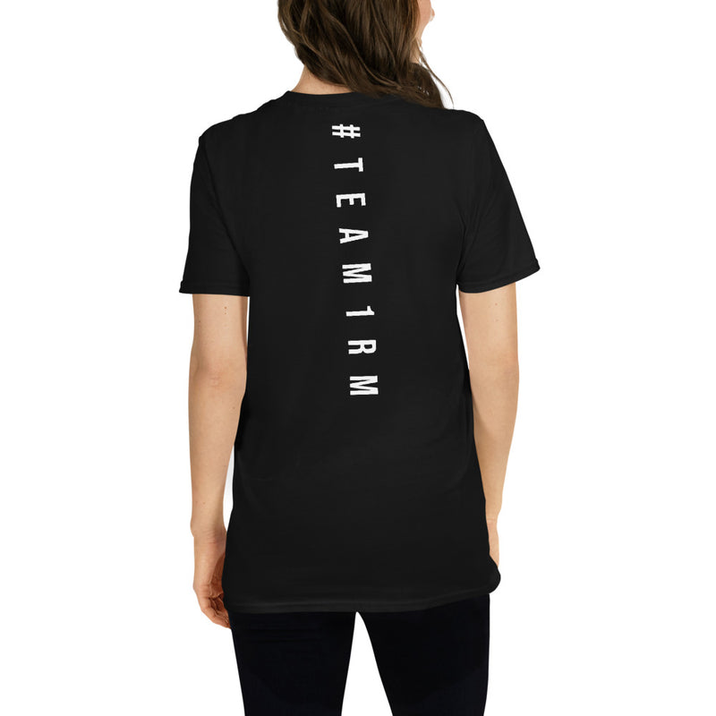 Camiseta de manga corta unisex vertical back