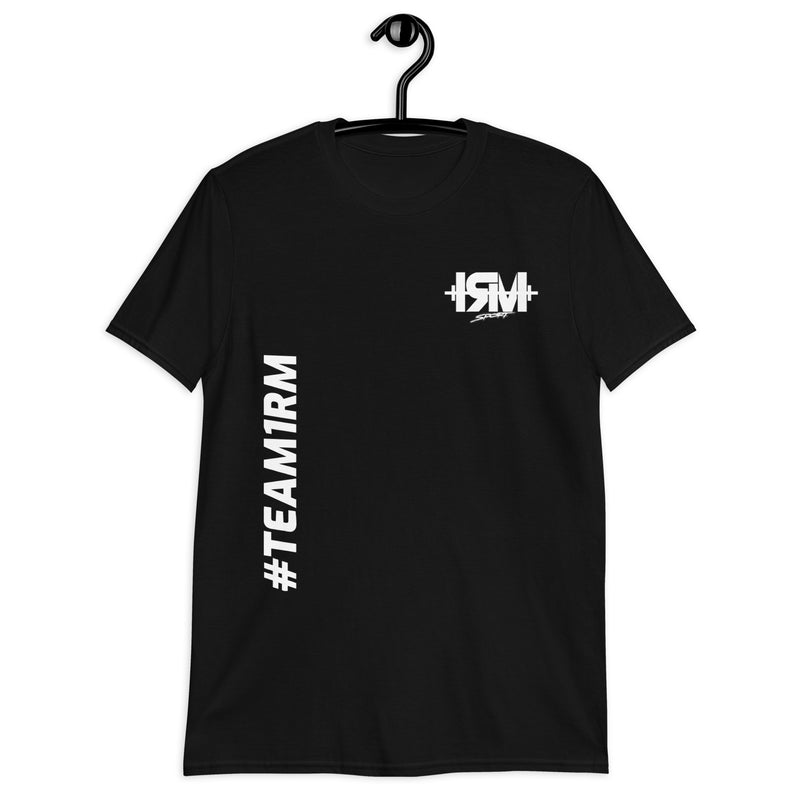 Camiseta de manga corta unisex vertical lateral