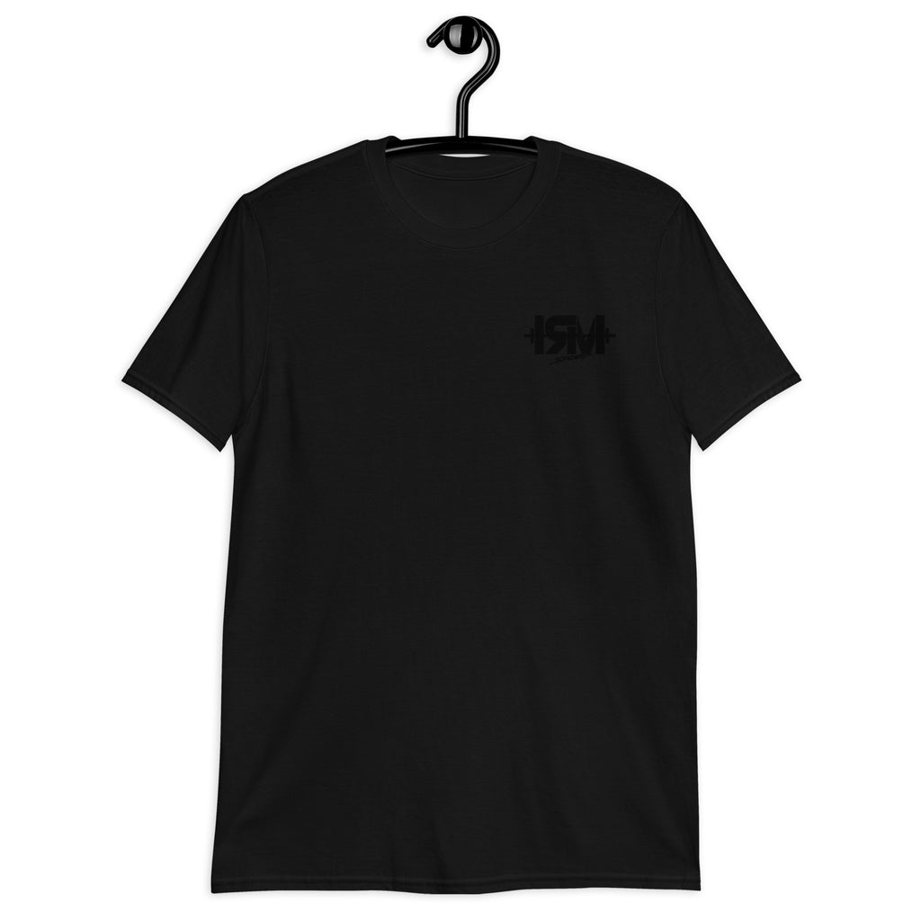 Camiseta de manga corta unisex black logo #team Blanco