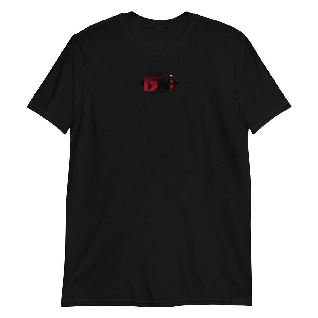 Camiseta de manga corta unisex logo centro color