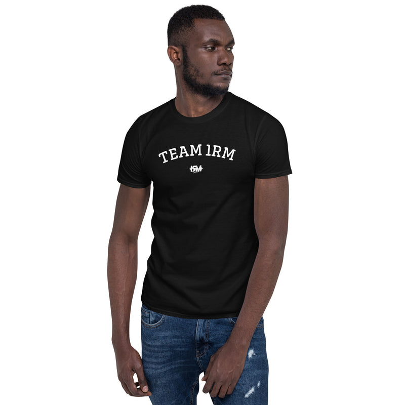 Camiseta de manga corta unisex curva 1RM