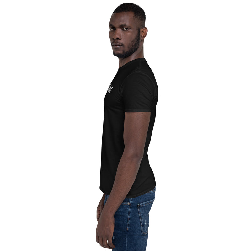 Camiseta de manga corta unisex curva 1RM
