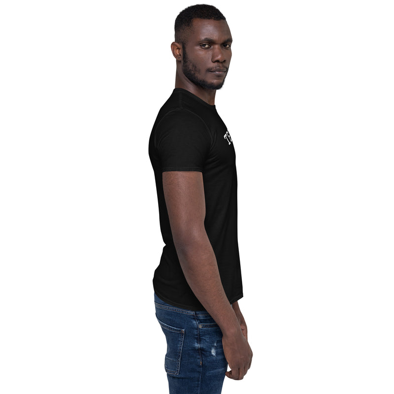 Camiseta de manga corta unisex curva 1RM