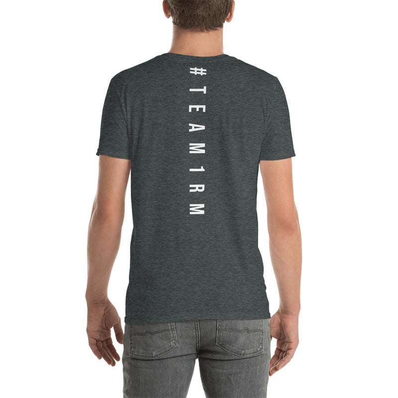 Camiseta de manga corta unisex vertical back
