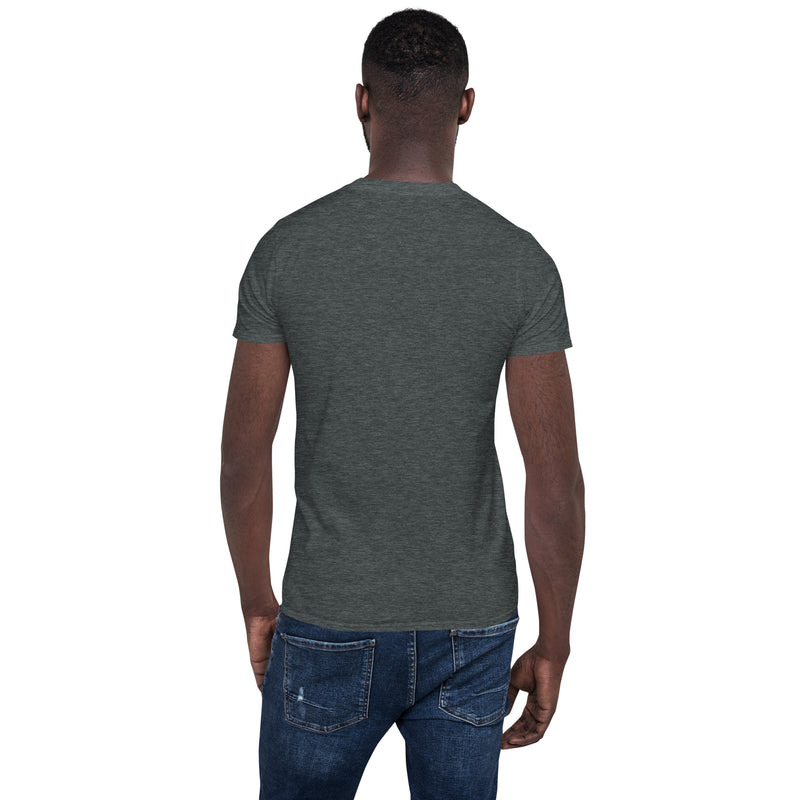 Camiseta de manga corta unisex curva 1RM