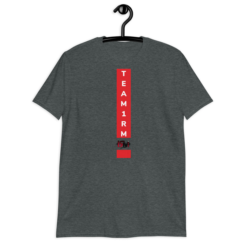Camiseta de manga corta unisex team vertical