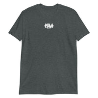 Camiseta de manga corta unisex centro Blanco