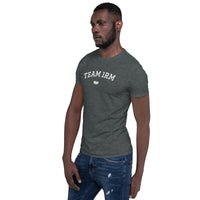 Camiseta de manga corta unisex curva 1RM