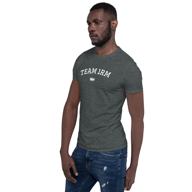 Camiseta de manga corta unisex curva 1RM