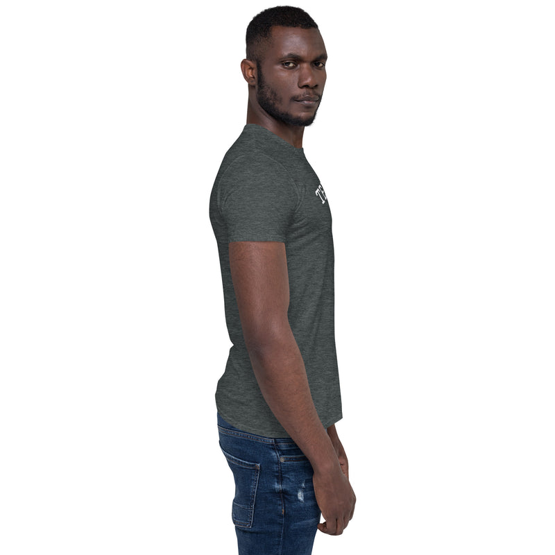 Camiseta de manga corta unisex curva 1RM