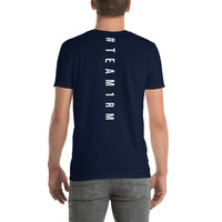 Camiseta de manga corta unisex vertical back