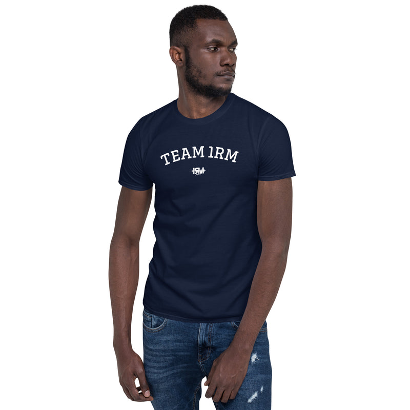 Camiseta de manga corta unisex curva 1RM