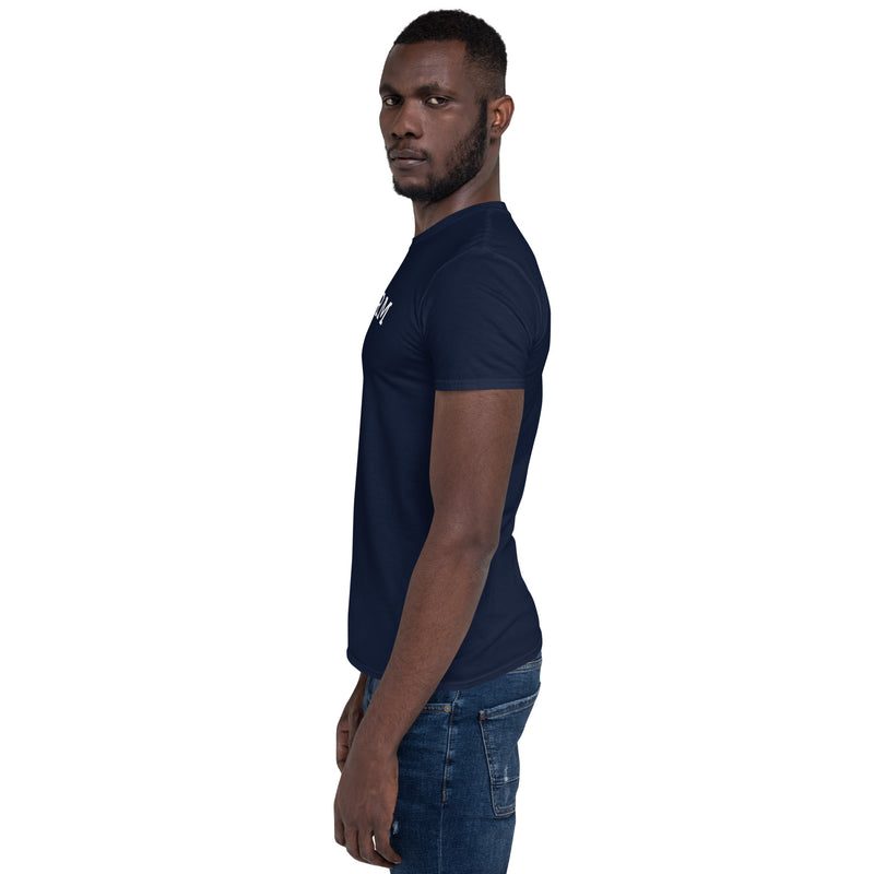 Camiseta de manga corta unisex curva 1RM