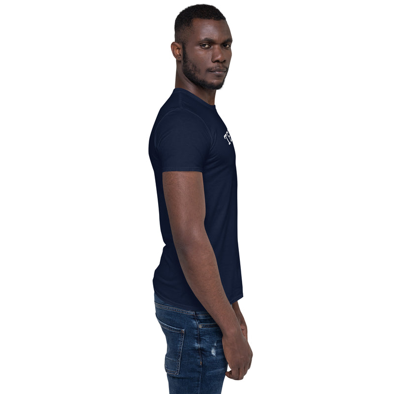 Camiseta de manga corta unisex curva 1RM