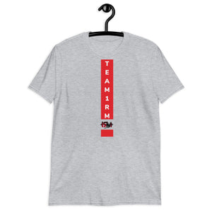 Camiseta de manga corta unisex team vertical