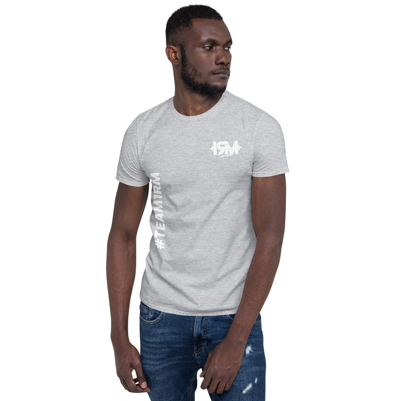 Camiseta de manga corta unisex vertical lateral