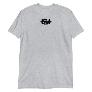 Camiseta de manga corta unisex logo black centro