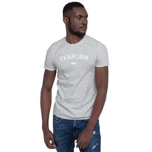 Camiseta de manga corta unisex curva 1RM