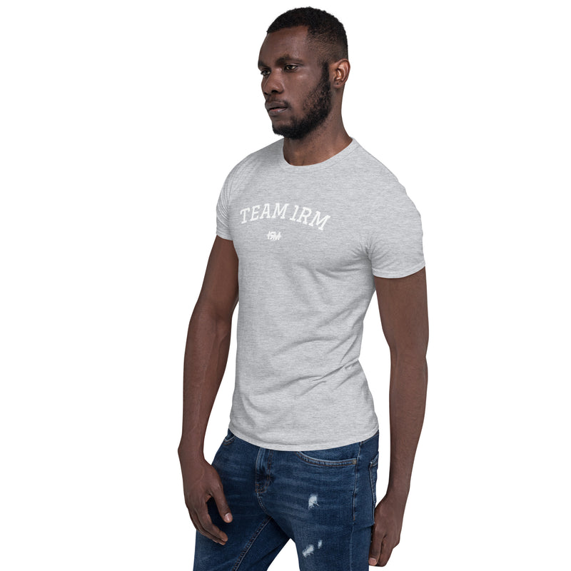 Camiseta de manga corta unisex curva 1RM