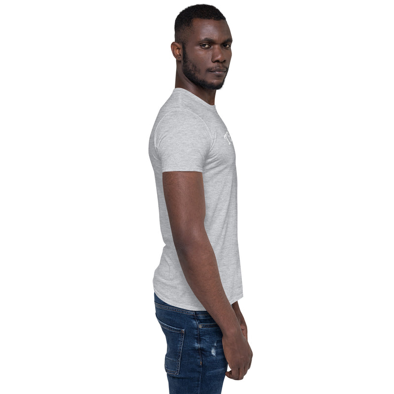 Camiseta de manga corta unisex curva 1RM