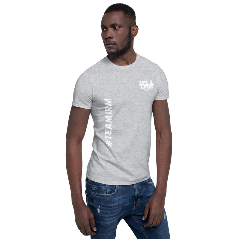 Camiseta de manga corta unisex vertical lateral