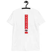 Camiseta de manga corta unisex team vertical