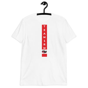 Camiseta de manga corta unisex team vertical