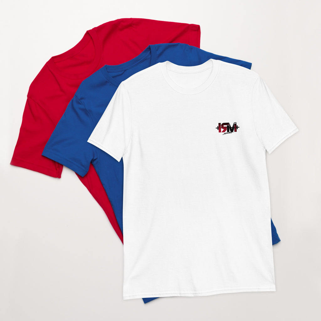 Camiseta de manga corta unisex 1RM Clásica variedad colors