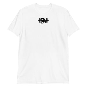 Camiseta de manga corta unisex logo black centro