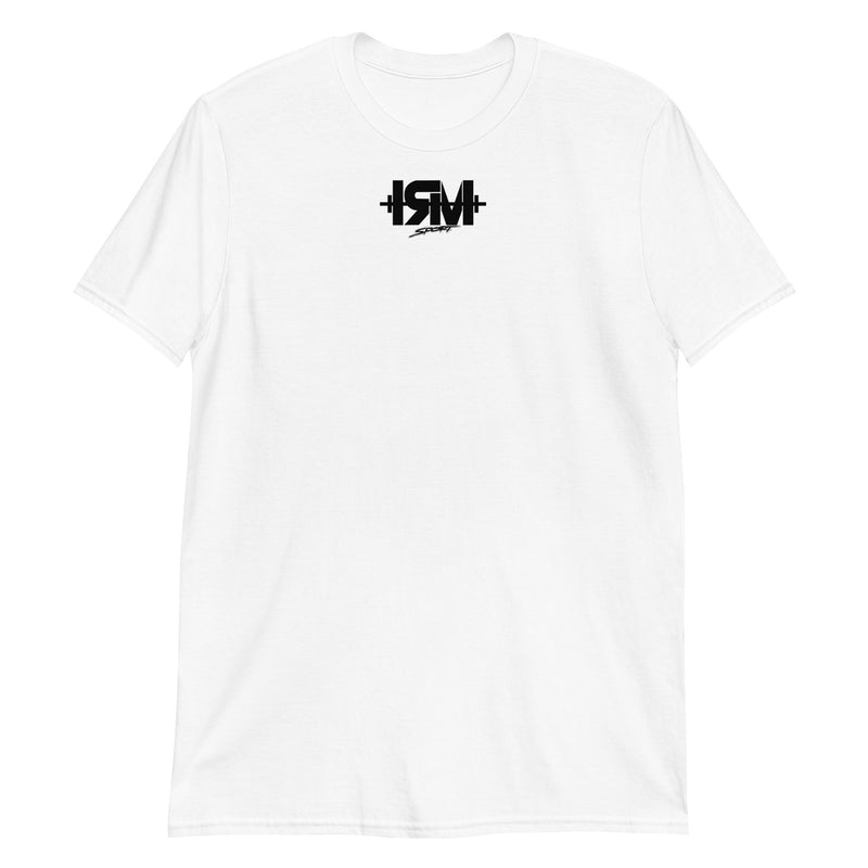 Camiseta de manga corta unisex logo black centro