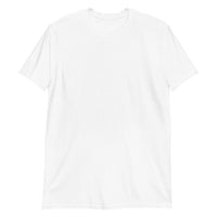 Camiseta de manga corta unisex centro Blanco