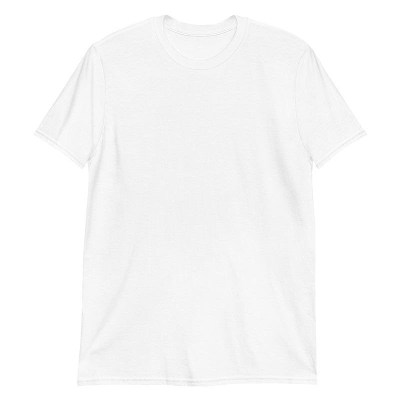 Camiseta de manga corta unisex centro Blanco