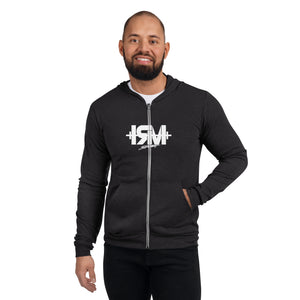 Sudadera con cremallera unisex centro