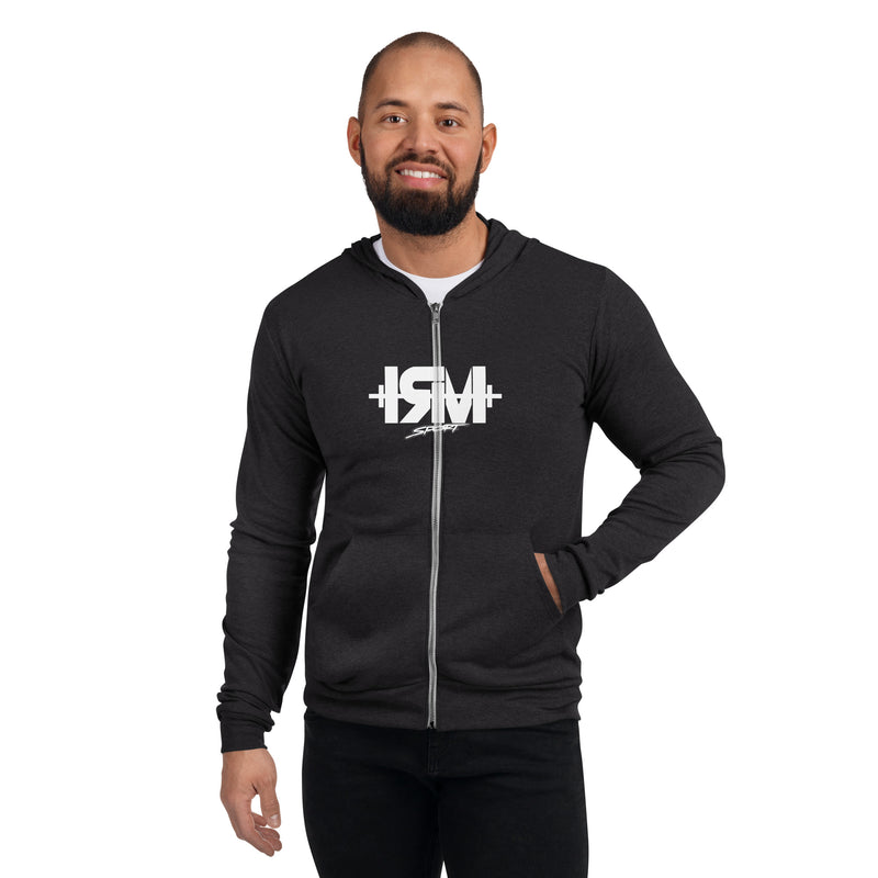 Sudadera con cremallera unisex centro