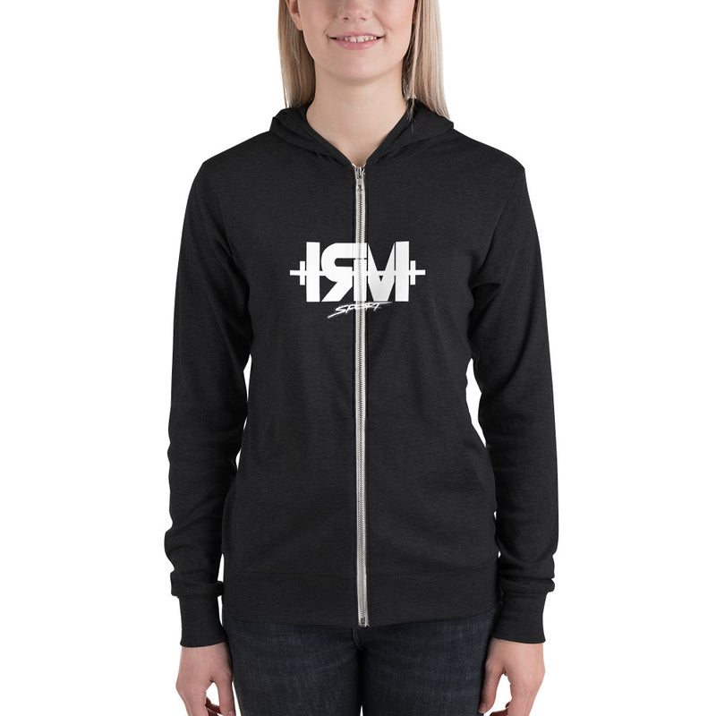Sudadera con cremallera unisex centro