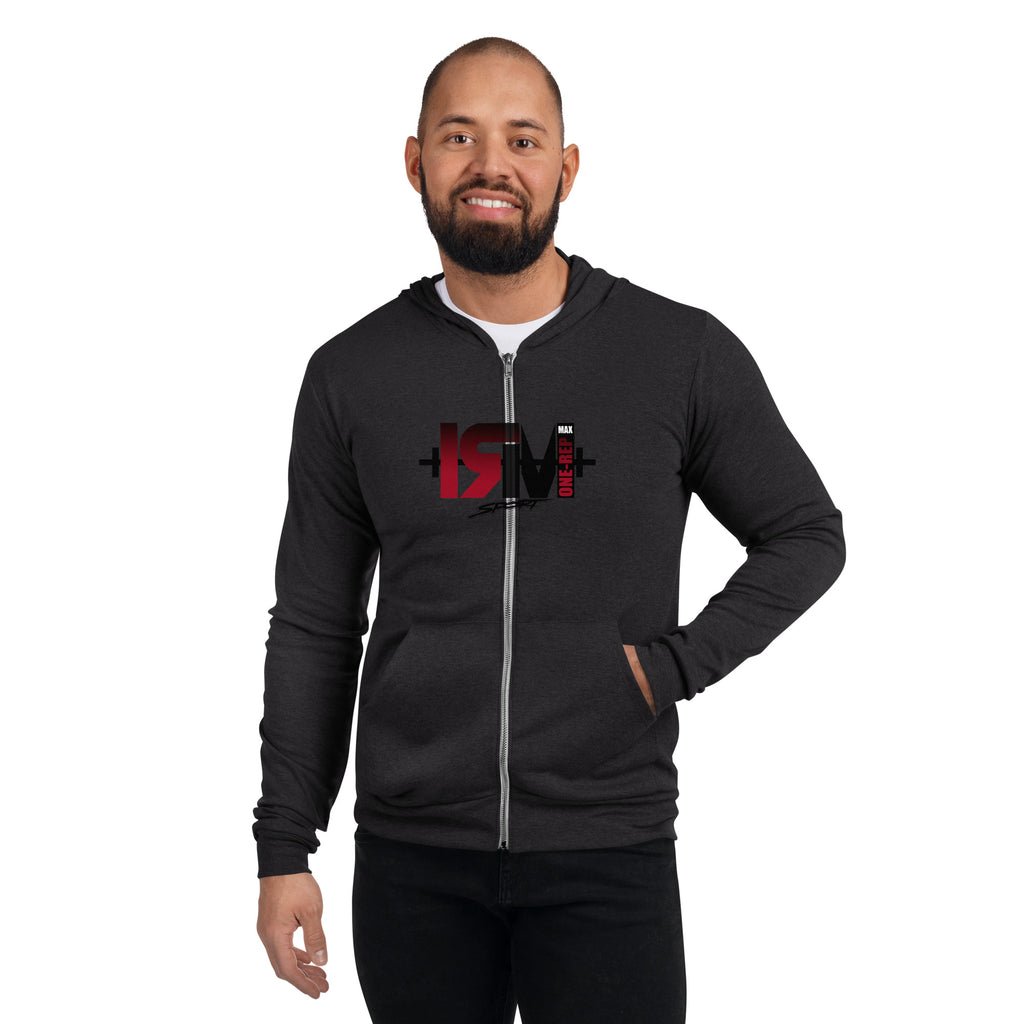 Sudadera con cremallera unisex centro