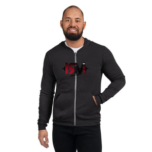 Sudadera con cremallera unisex centro