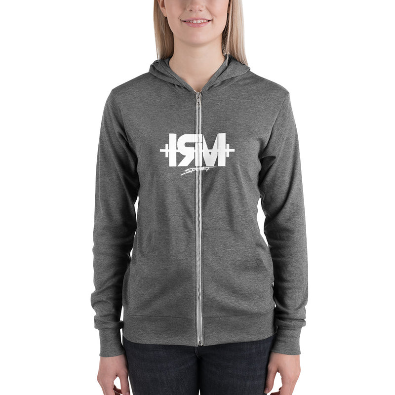 Sudadera con cremallera unisex centro