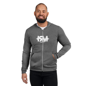 Sudadera con cremallera unisex centro