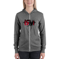 Sudadera con cremallera unisex centro