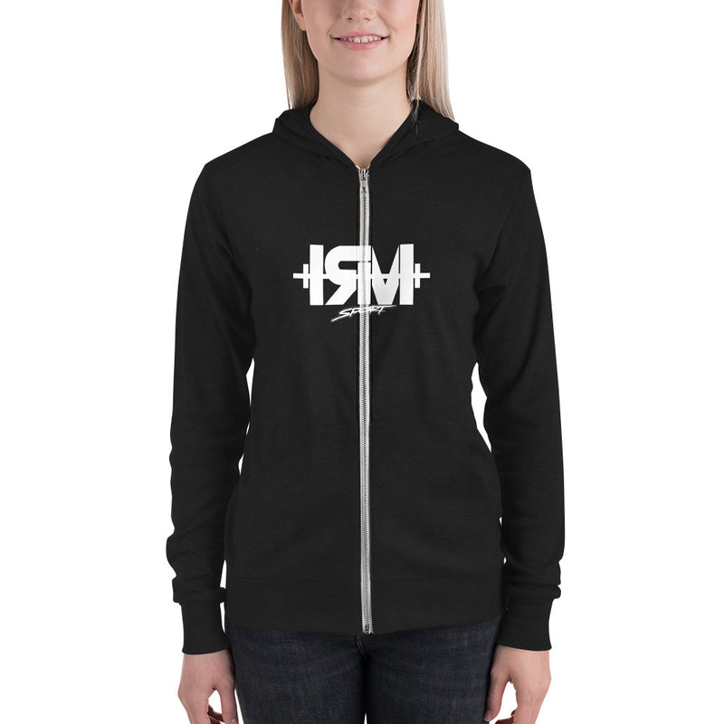 Sudadera con cremallera unisex centro