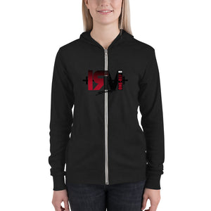 Sudadera con cremallera unisex centro