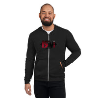 Sudadera con cremallera unisex centro